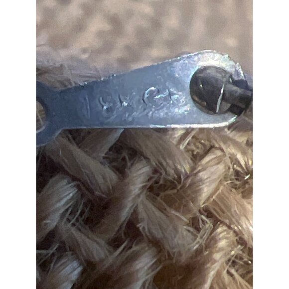 Vintage 18KTGP Twist Chain Necklace Dreamcatcher Pearl Cage Feathers 16" - Picture 5 of 5